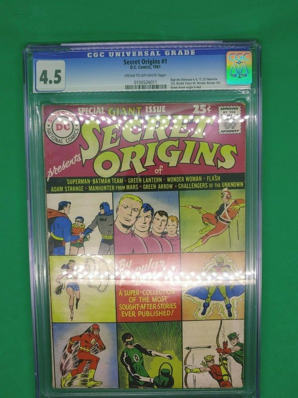 Secret Origins #1 4.5 CGC Graded DC Comics 