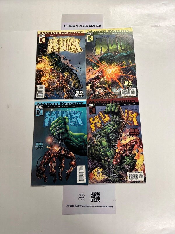 4 Incredible Hulk Marvel Comics # 71 72 73 74 Avengers Thor X-Men  41 CT7