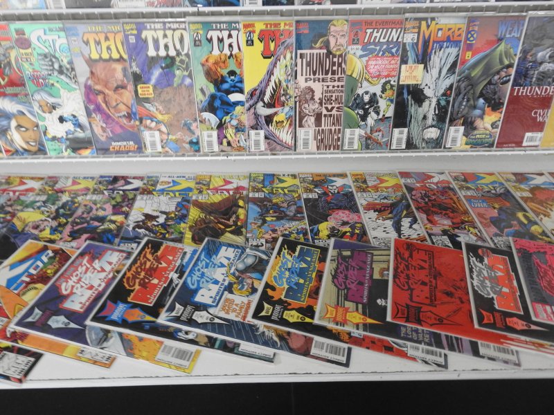 Huge Lot 160+ Comics W/Daredevil, X-Men, Thor+ Avg VF+ Condition!