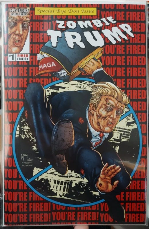 Zombie Trump #1 NM Special Bye Don Issue You're Fired Edition