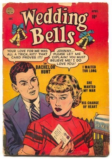 Wedding Bells 32 1954- Golden Age Romance- FAIR