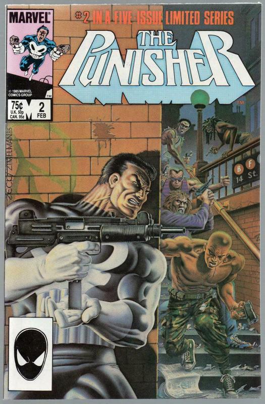 PUNISHER (1986) 2 FN+  Feb. 1986