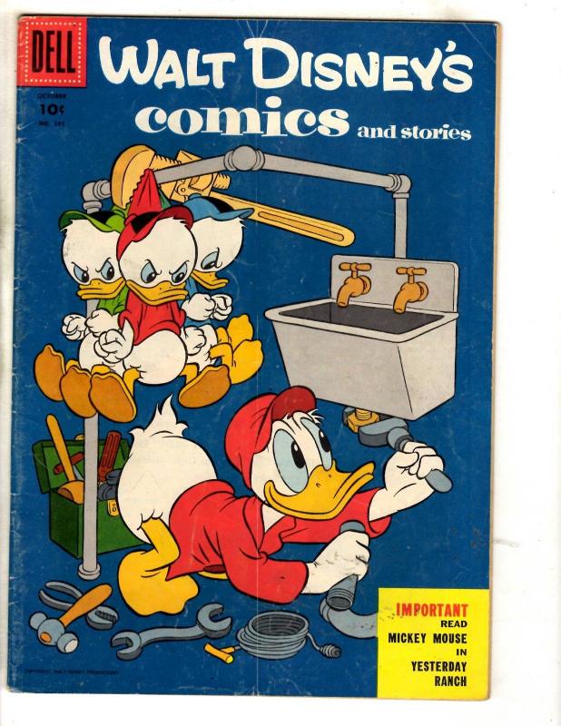 Walt Disney's Comics & Stories # 181 FN- Dell Comic Book Donald Duck JL3