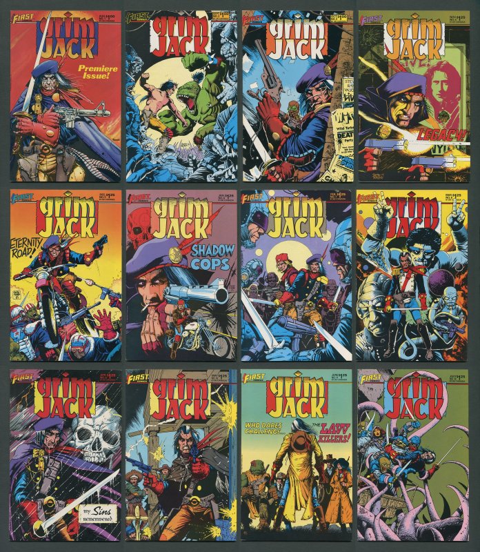 Grim Jack  #1  - #12 (Complete Set of 12 Issues) / VFN  1984