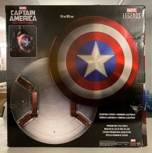  Marvel Legends Captain America Shield Avengers 1:1 Scale Hasbro 