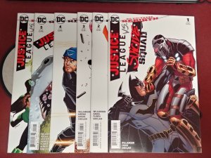 Justice League vs Suicide Squad (DC 2016) #1-6 Set / Amanda Conner Variants 