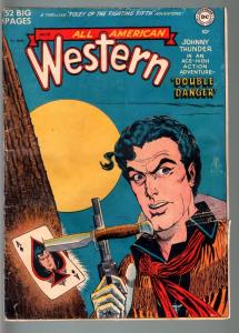 ALL-AMERICAN WESTERN #112-DC-1950-TOTH,KURTZMZN,KUBERT ART-JOHNNY THUNDER-VG VG