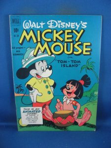 FC 304 MICKEY MOUSE F+  TOM TOM ISLAND DELL 1950