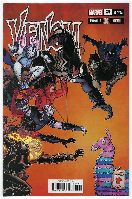 Venom # 29 Kuder FORTNITE Variant Cover NM Marvel 