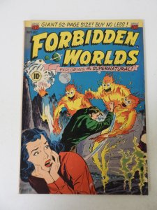 Forbidden Worlds #2 (1951) VG condition 2 tears back cover