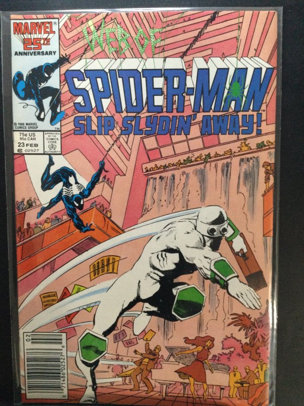 Web of Spider-Man #23 Newsstand Edition (1987)