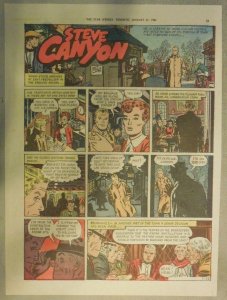 (52) Steve Canyon Sundays by Milton Caniff from 1961 Complete Year ! 11 x 15