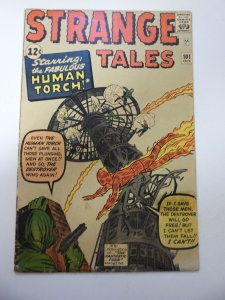 Strange Tales #101 1st solo Human Torch since 1954! VG Cond 1/4 Spine Split