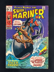 Sub-Mariner #24 (1970) Cover Art by John Buscema