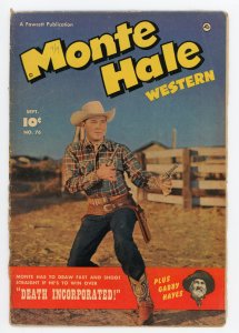 Monte Hale Western #76 (1952) Fawcett GD