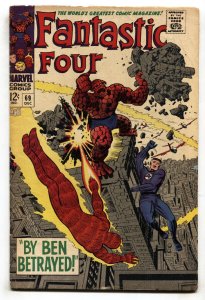 FANTASTIC FOUR #69--JACK KIRBY--1967--MARVEL COMICS--VG