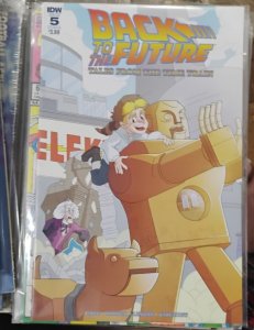 BACK TO THE FUTURE- TALES FROM THE TIME TRAIN #5 2018  IDW COVER B VARIANT RARE
