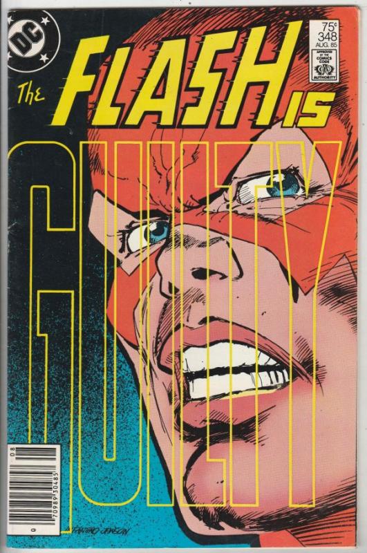 Flash, The #348 (Aug-85) VF High-Grade Flash