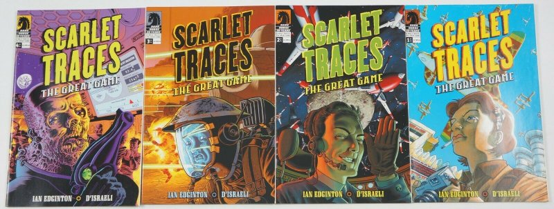 Scarlet Traces: The Great Game #1-4 VF/NM complete series ; Dark Horse