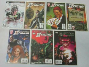 X-factor (3rd series) comic lot from:#1-4 15 diff 6.0 FN (2005-09)