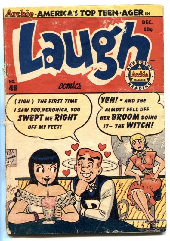 Laugh #48 1951-Archie-ice cream cover-Katy Keene- G-