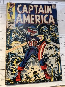 Captain America #107 1968 Marvel Red Skull Cover VG Silver Age