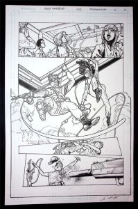 Pandemica #2 pg 2 Original Art Alex Sanchez bestselling author Jonathan Maberry