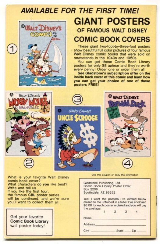 Walt Disney's Donald Duck #247  1986 - Gladstone  -VF - Comic Book