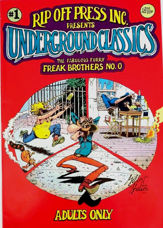 Underground Classics 1 The Fabulous Furry Freak Brothers Rip Off Press Near  Mint  Comic Books - Modern Age, Rip Off Press, Fabulous Furry Freak  Brot / HipComic