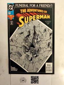 Adventures of Superman #498 VF-NM DC Comics comic book 23 JW48