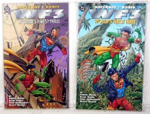 Superboy/Robin: World's Finest Three Lot of 2 #1, 2 (1996) DC Comics 1st Print