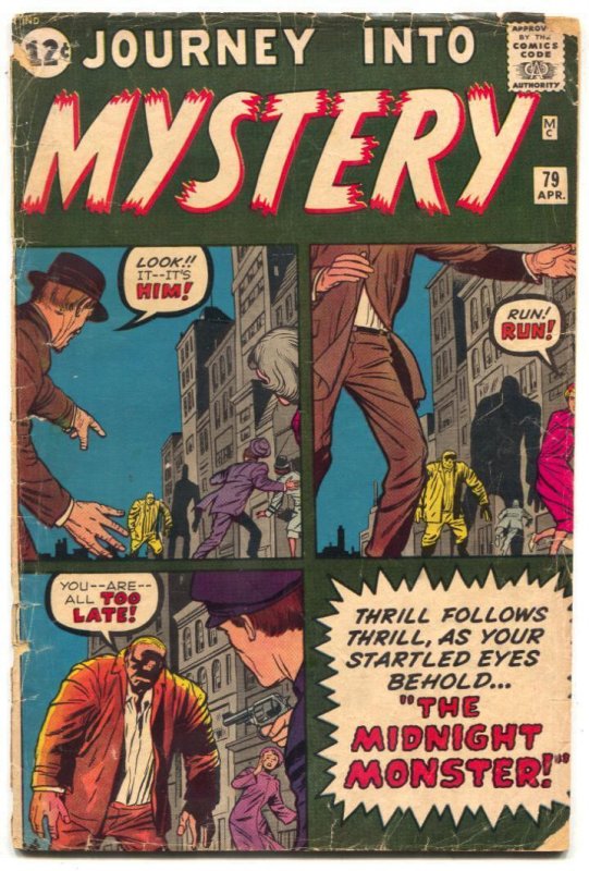 Journey Into Mystery #79 1962-Marvel-Jack Kirby-Steve Ditko-terror-G