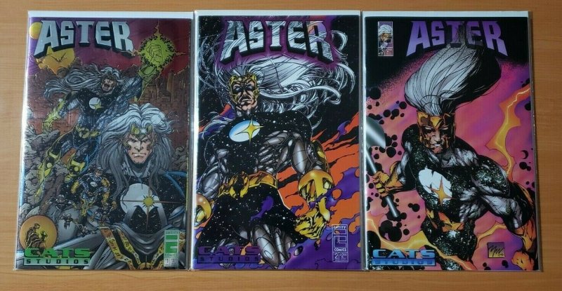 ASTER 1-3 Complete Set Run! ~ NEAR MINT NM ~ 1995 Entity Comics