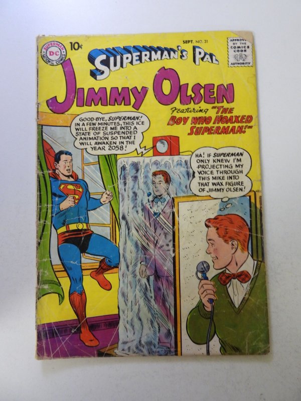 Superman's Pal, Jimmy Olsen #31 (1958) FR/GD condition