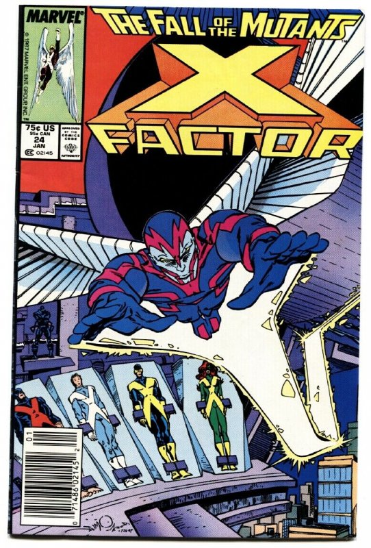 X-FACTOR #24-First ARCHANGEL!-1988 Newsstand -MARVEL- Hot Book NM-