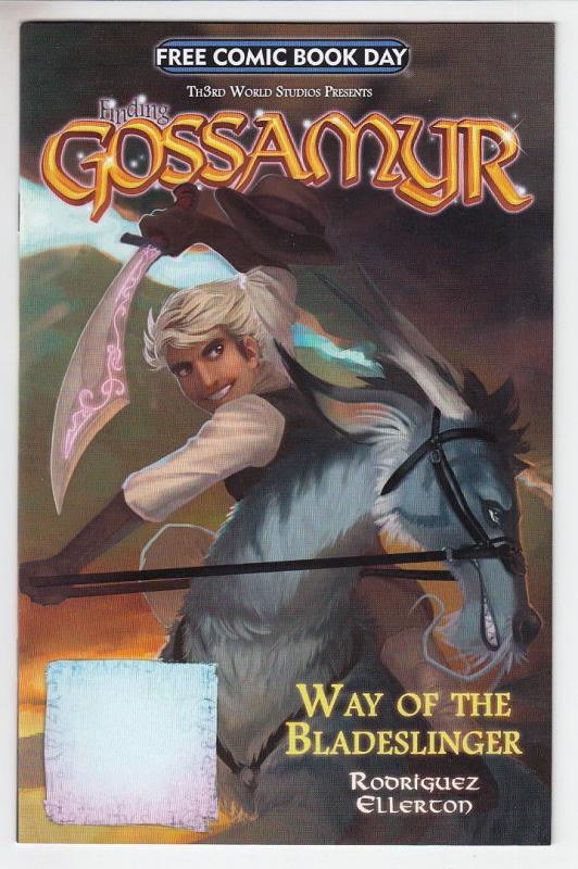 Finding Gossamyr Third World Studios Unstamped NM- FCBD 2014