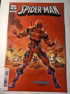 Spider-Man #8 NM- Deadpool Variant Marvel Comics c272