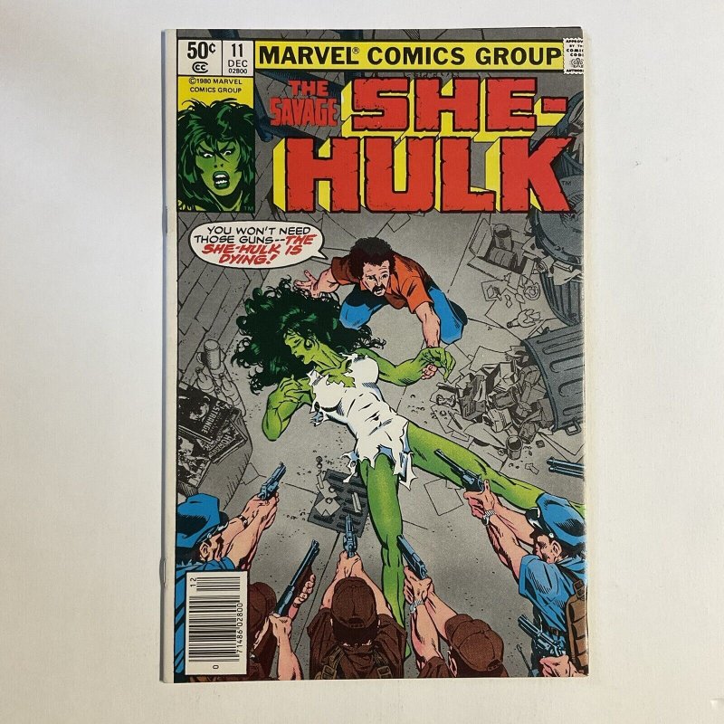 SAVAGE SHE-HULK 11 1980 MARVEL NM- NEAR MINT- NEWSSTAND