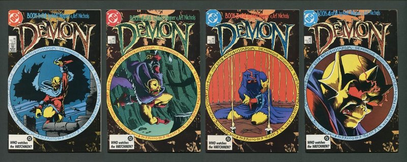 Demon #1  #2  #3  #4 (COMPLETE SET) / 9.0 VFN/NM   1987