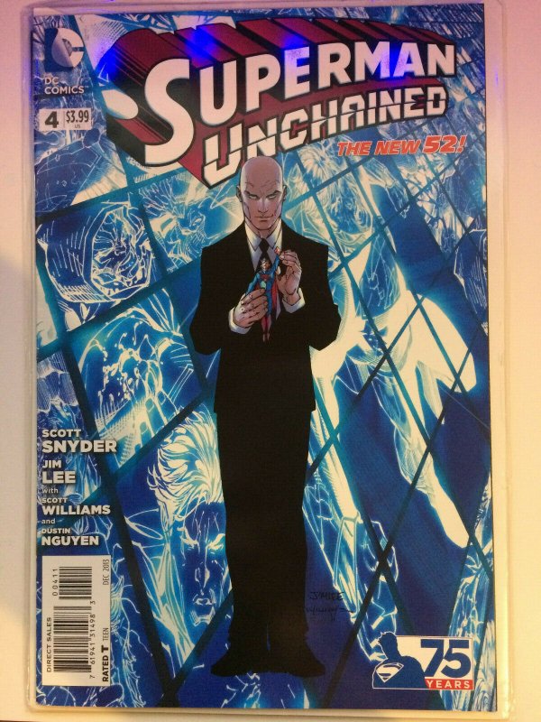 Superman Unchained #4 (2013) NM Snyder Lee Wraith Battle DC Comics