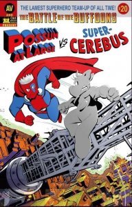 Possum At Large vs Super Cerebus Cerebus In Hell #85 Aardvark Vanaheim Comic