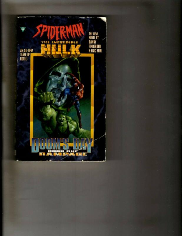 3 Books Spider-Man: Doom's Day Book 1, Doom's Day Book 3, Debt of Horror J392