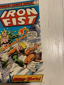 Iron Fist #14 (1977)white Snow White doom- 1St Sabretooth VF solid