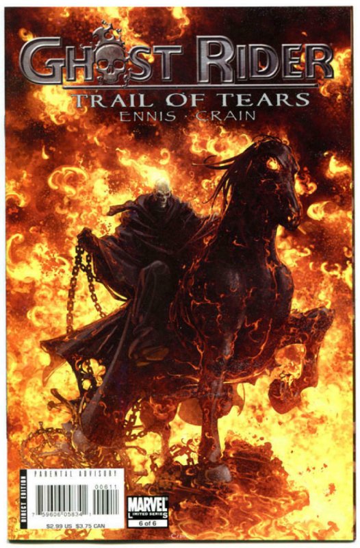 GHOST RIDER TRAIL of TEARS #1 2 3 4 5 6, NM, Garth Ennis, 2007,more in store,1-6