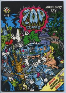 ZAP COMIX #5 - Comix - 7.5, OW-W - 2nd print - Crumb