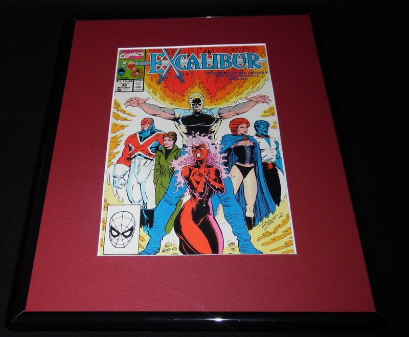 Excalibur #26 Marvel X Men Framed 11x14 ORIGINAL Comic Book Cover 