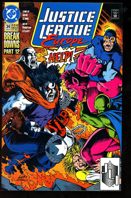 Justice League Europe #34 (1992)