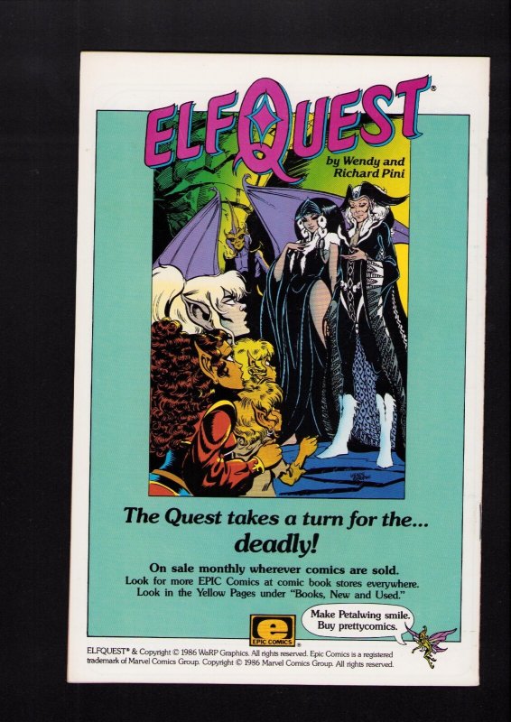 Elektra: Assassin #6 - SIGNED BY BILL SIENKIEWICZ! (6.0) 1987