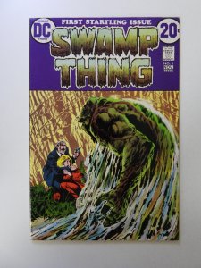 Swamp Thing #1 (1972) VF condition overspray