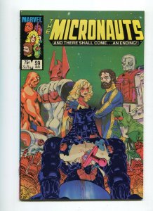 The Micronauts 59 NM Final issue HTF low print run painted cover